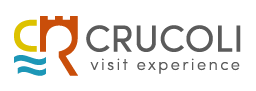 CrucoliVisitExperience Logo with White Text